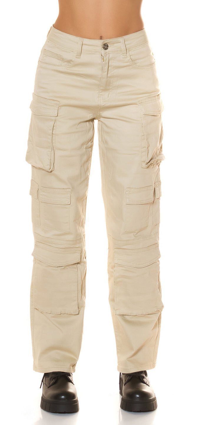 High-Waist Cargo Hose