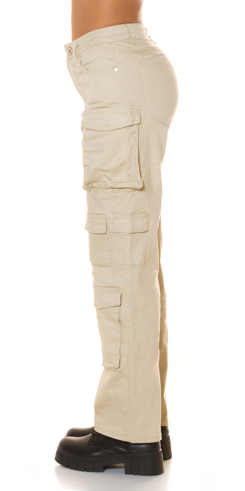 High-Waist Cargo Hose